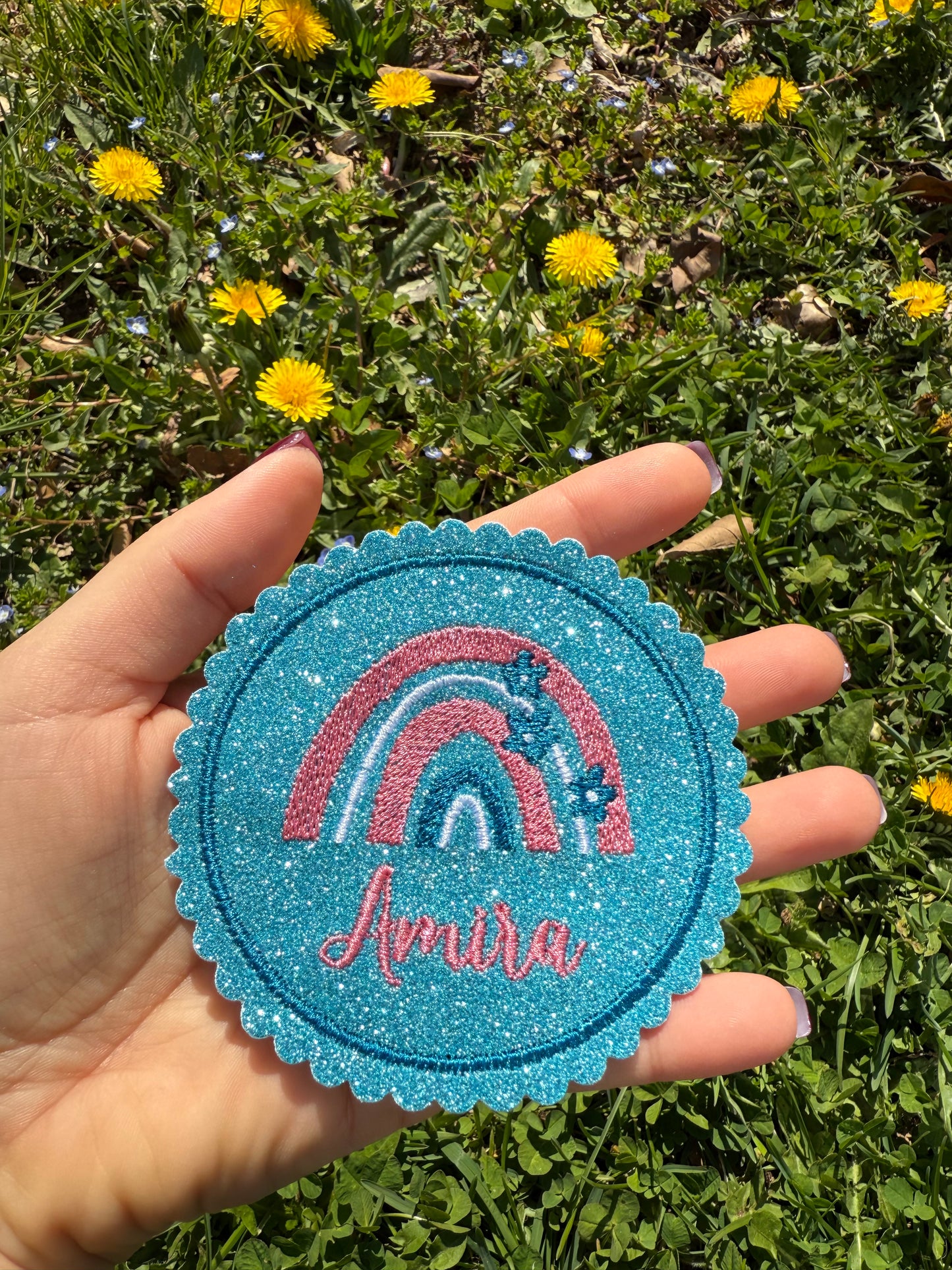 Klettie Magnetpatch Regenbogen