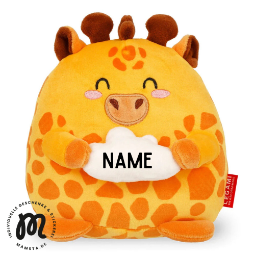 Plüschtier - Super Soft! - Mini Giraffe von Legami (personalisierbar)