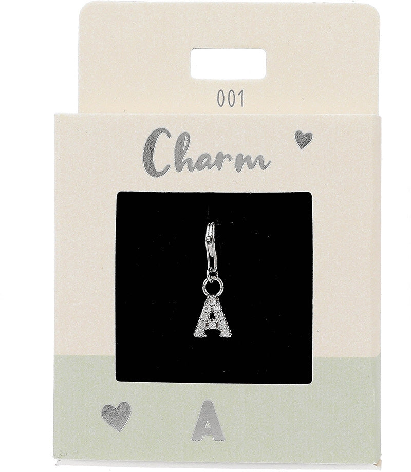 Ketten-Charm Depesche Charm Bustabe A Silber