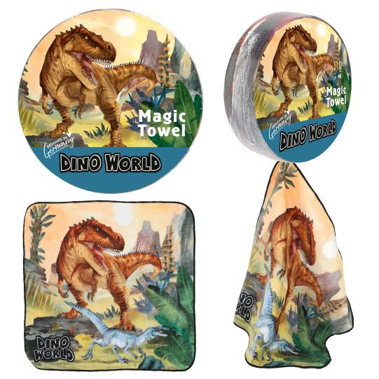 Dino World Magisches Handtuch Depesche