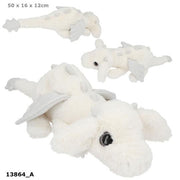 SNUKIS Plüsch Drache weiß Depesche