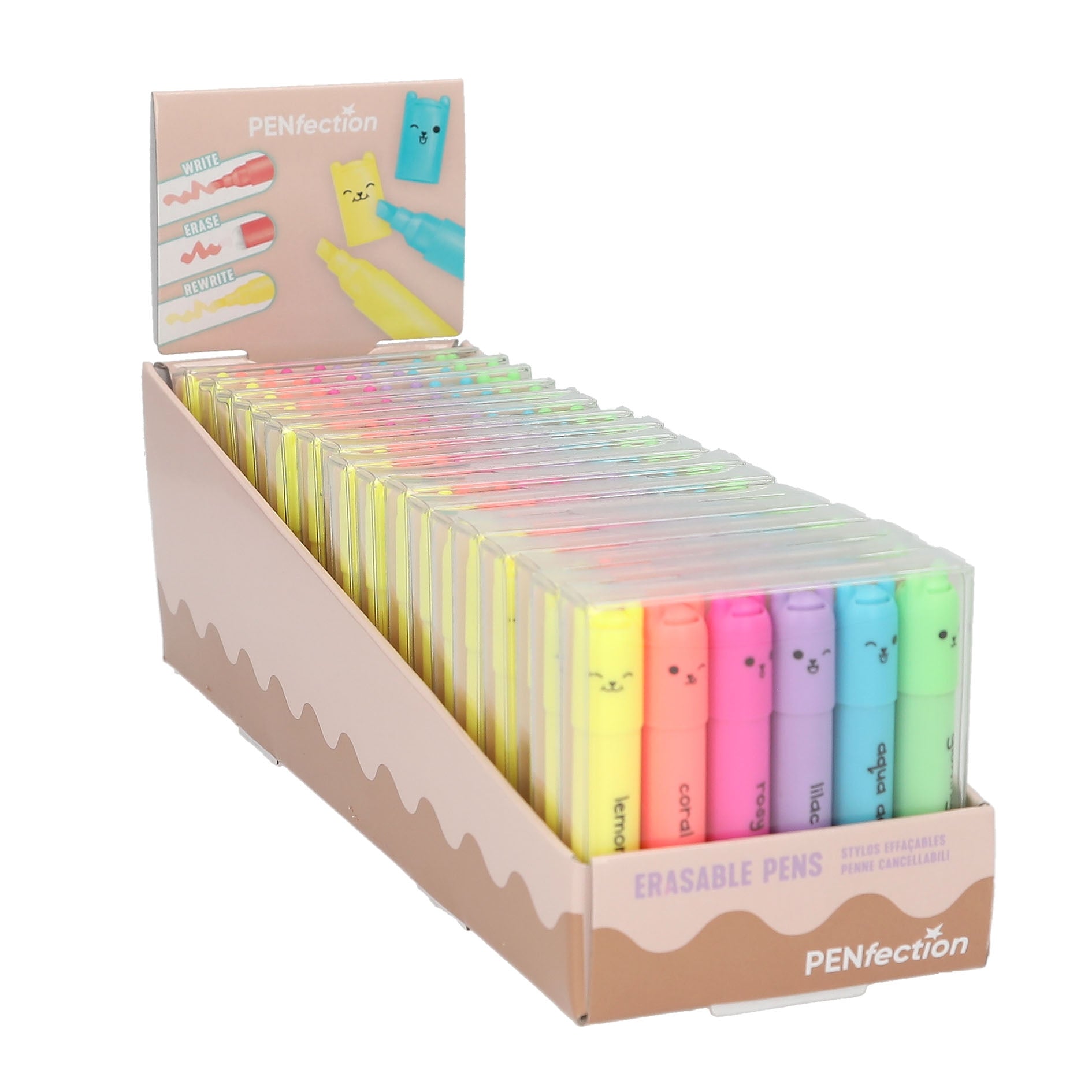PENfection Radierbare Mini Textmarker Set