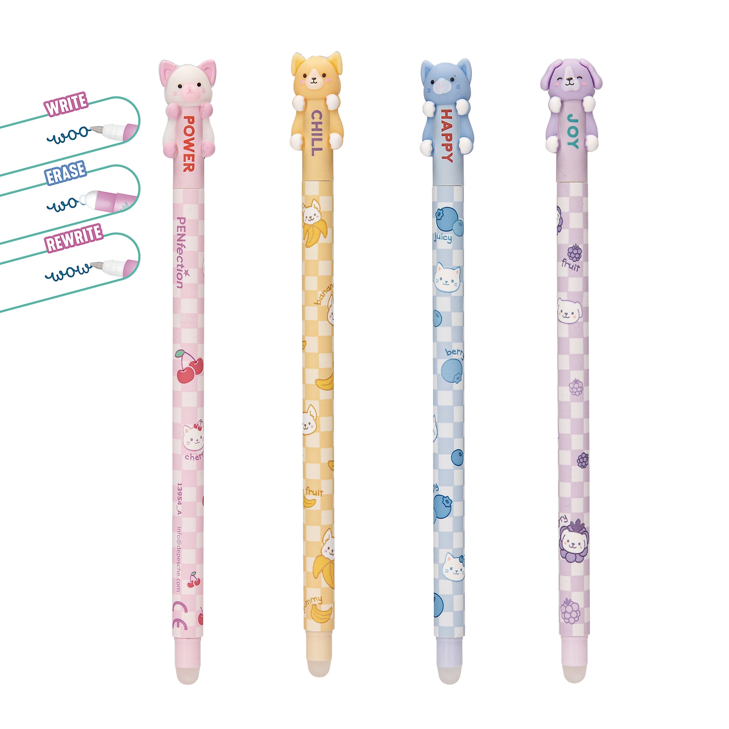 PENfection Radierbarer Gelstift Huggy Colours