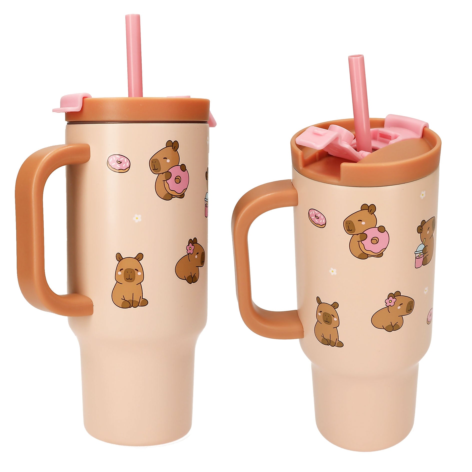 PENFection To Go Becher mit Strohhalm CAPYBARA
