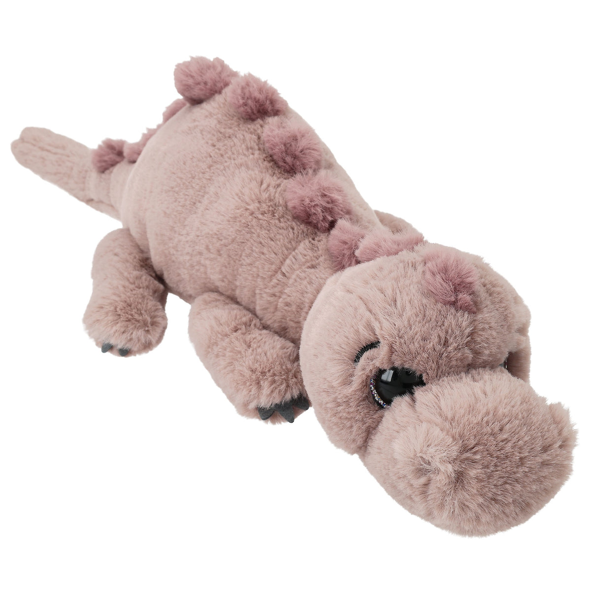 Dino World Plüschdino liegend hellbraun 50 cm  Depesche