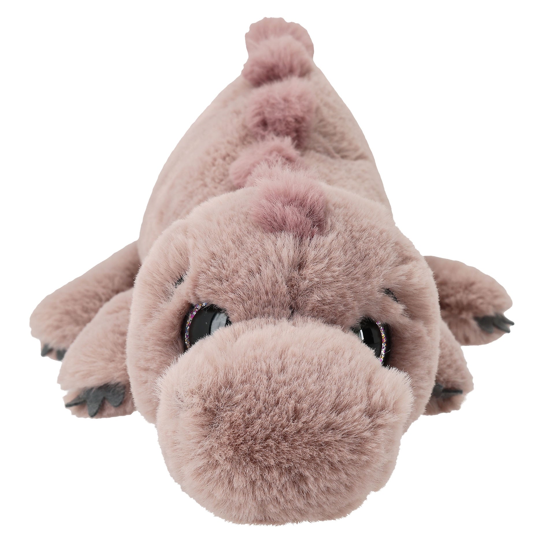 Dino World Plüschdino liegend hellbraun 50 cm  Depesche