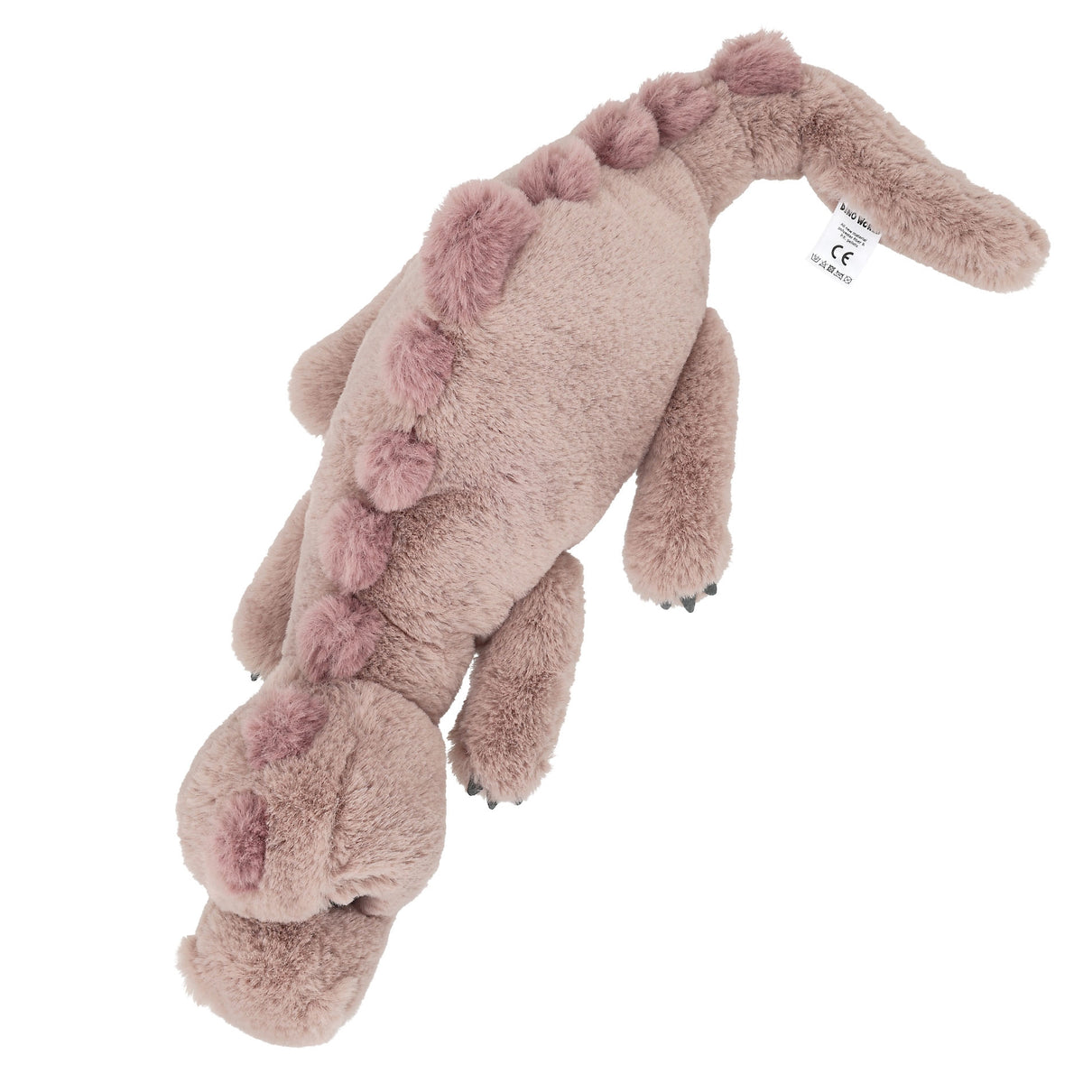 Dino World Plüschdino liegend hellbraun 50 cm  Depesche