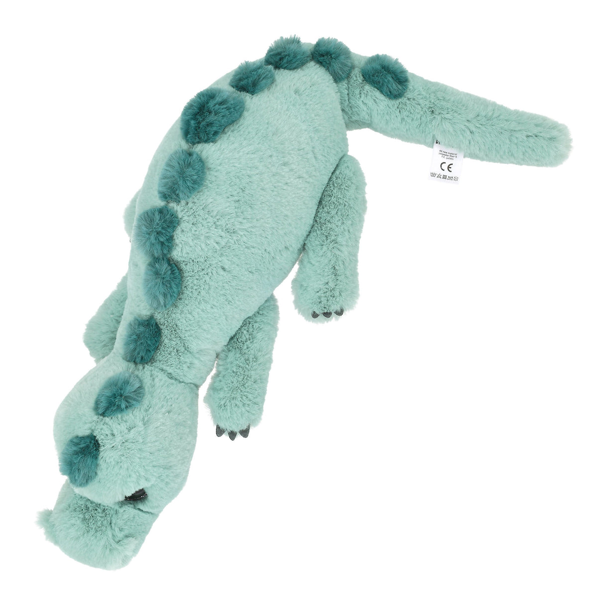 Dino World Plüschdino liegend hellgrün 50 cm Depesche