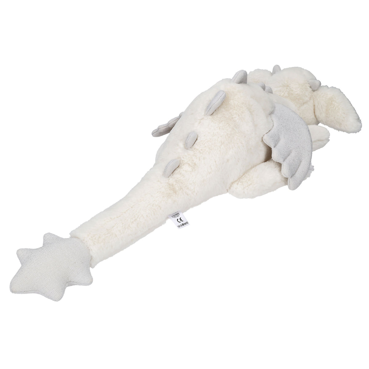 SNUKIS Plüschdrache weiß 65 cm Depesche