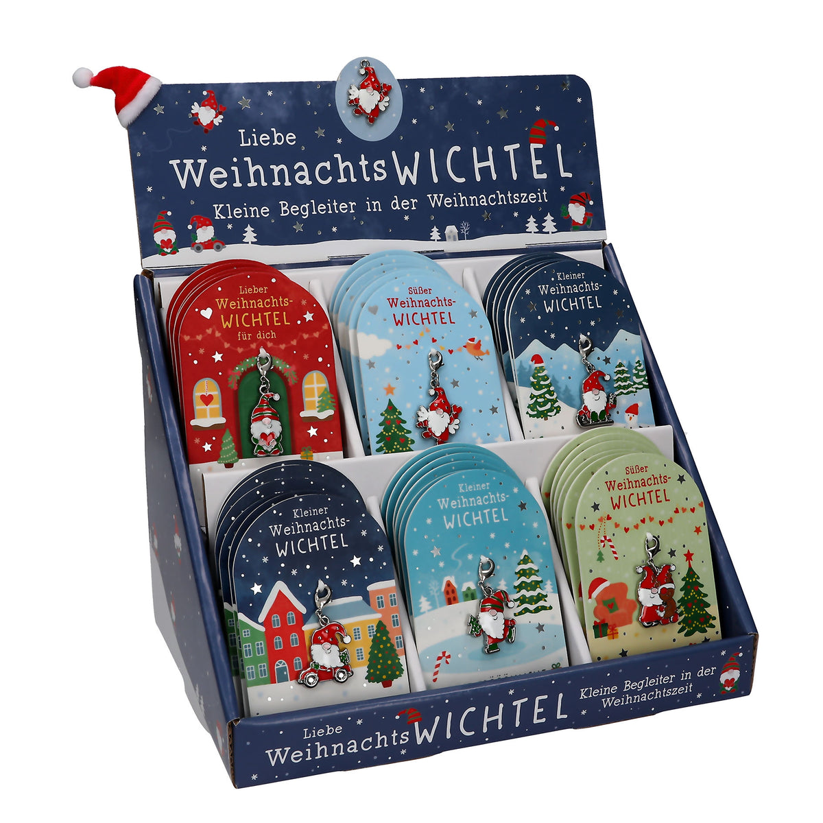 Weihnachtswichtel Anhänger im Display