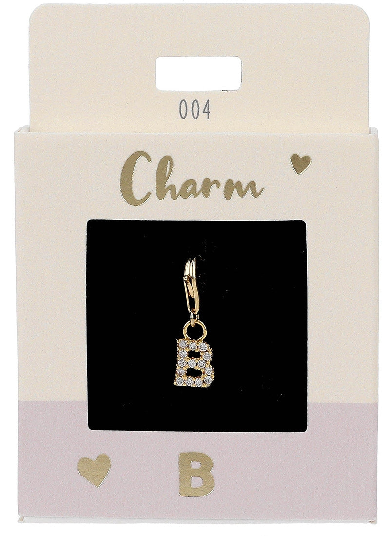 Ketten-Charm Depesche Charm Bustabe B Gold