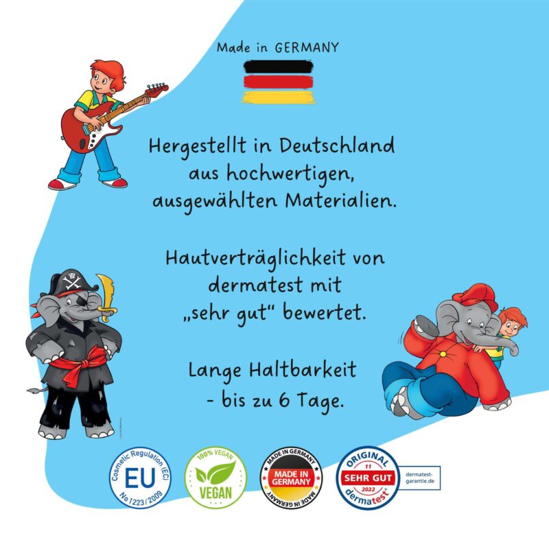 Kindertattoos – Benjamin Blümchen