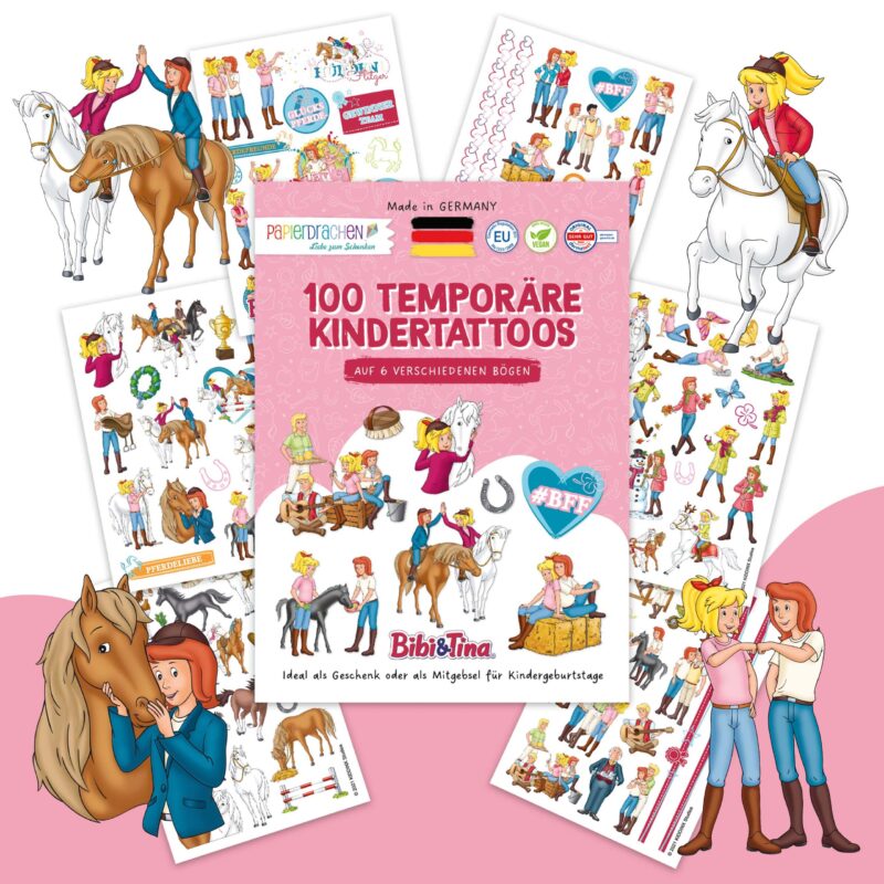 100 Kindertattoos – Bibi & Tina