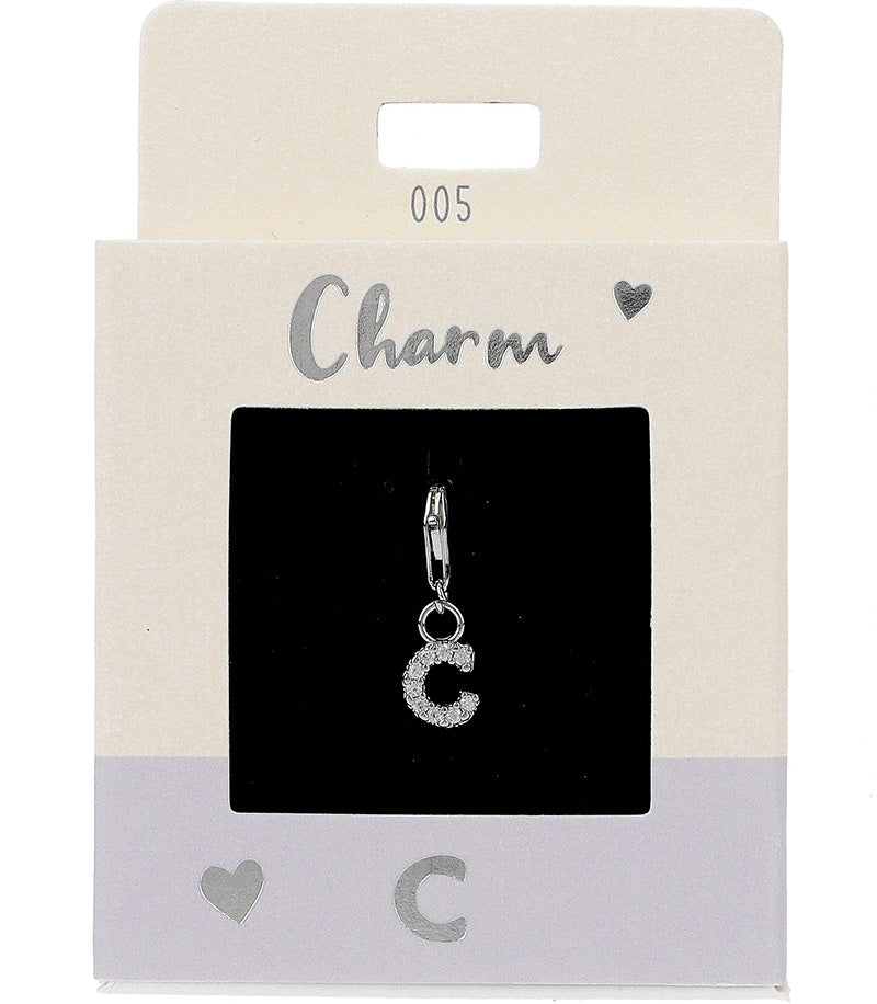 Ketten-Charm Depesche Charm Bustabe C Silber