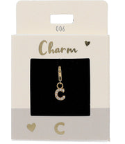 Ketten-Charm Depesche Charm Bustabe C Gold