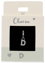 Ketten-Charm Depesche Charm Bustabe D Silber
