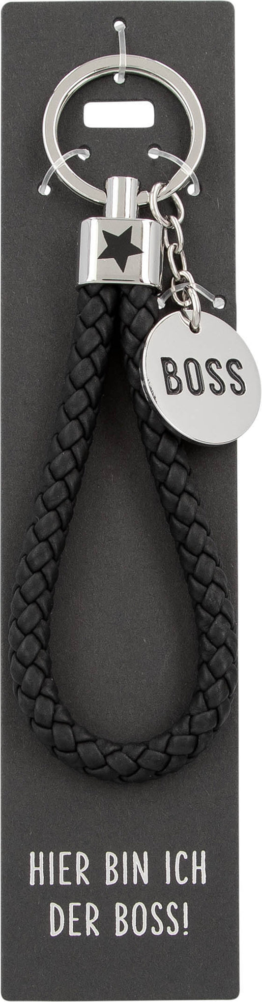 Schlüsselanhänger Hier bin ich der Boss