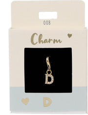 Ketten-Charm Depesche Charm Bustabe D Gold