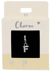 Ketten-Charm Depesche Charm Bustabe F Silber