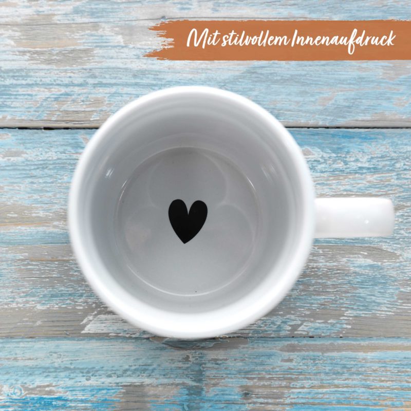 Lieblingsmensch Tasse mit Kork Untersetzer Papierdrachen