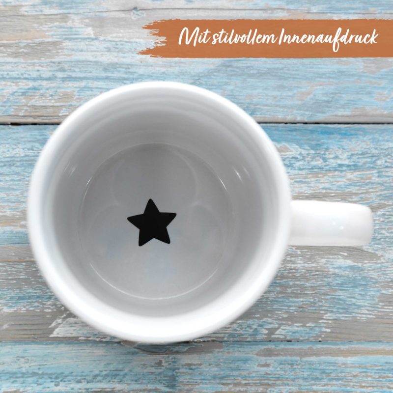 Papa du bist wunderbar Tasse mit Kork Untersetzer Papierdrachen