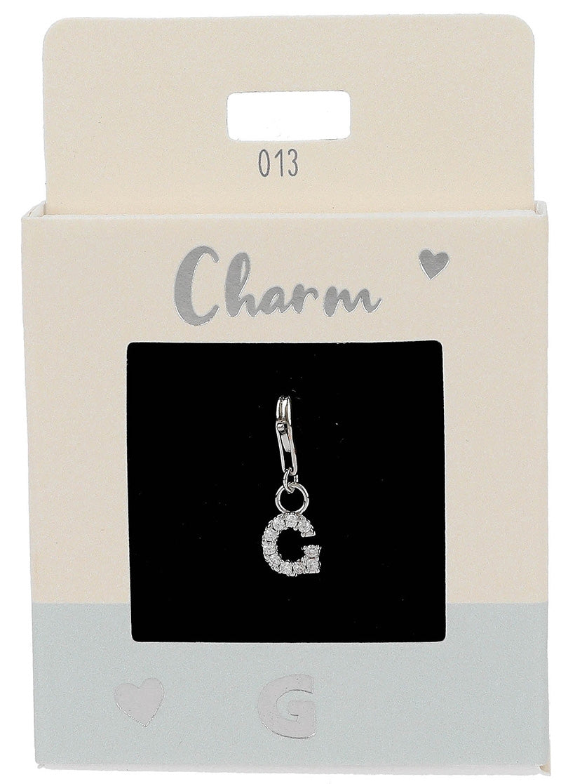Ketten-Charm Depesche Charm Bustabe G Silber