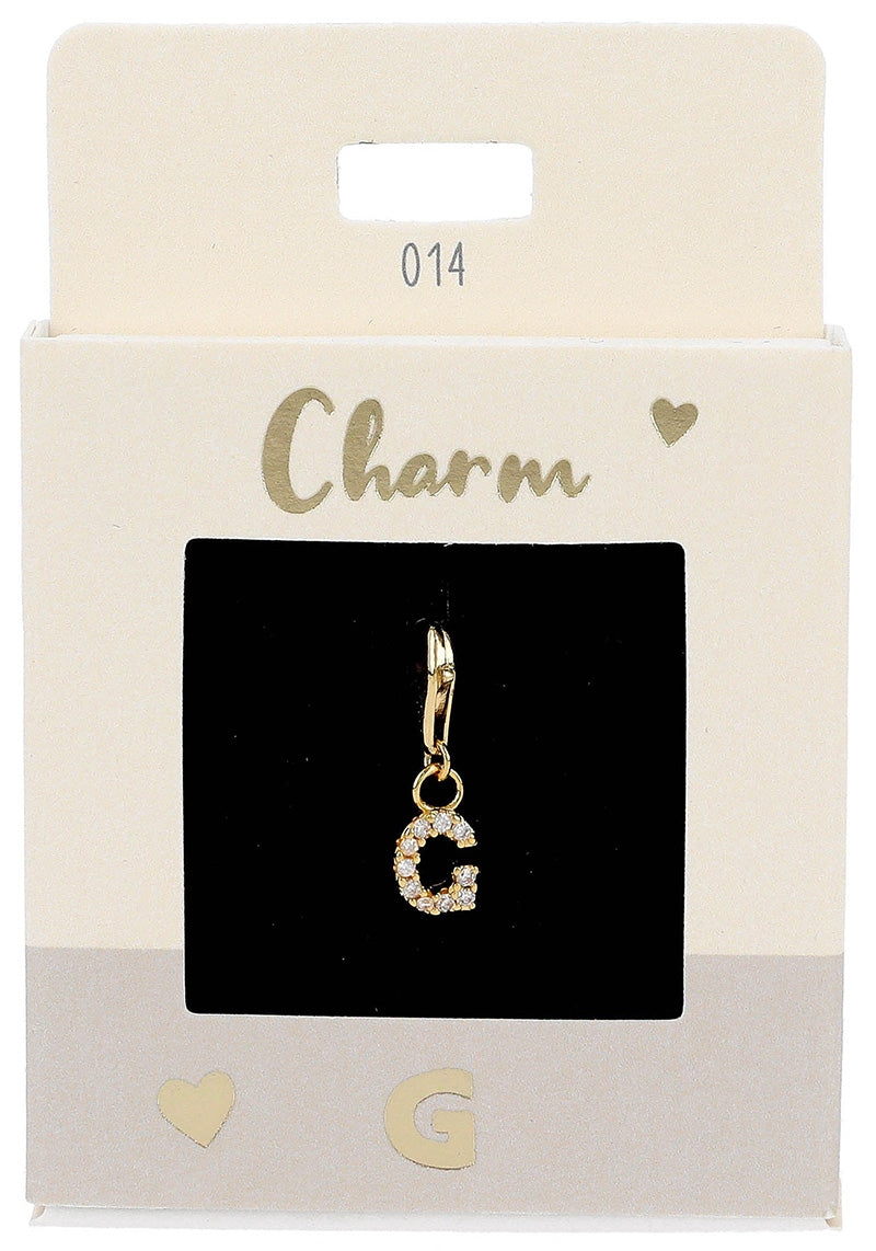 Ketten-Charm Depesche Charm Bustabe G Gold
