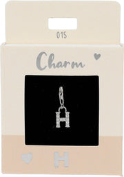 Ketten-Charm Depesche Charm Bustabe H Silber