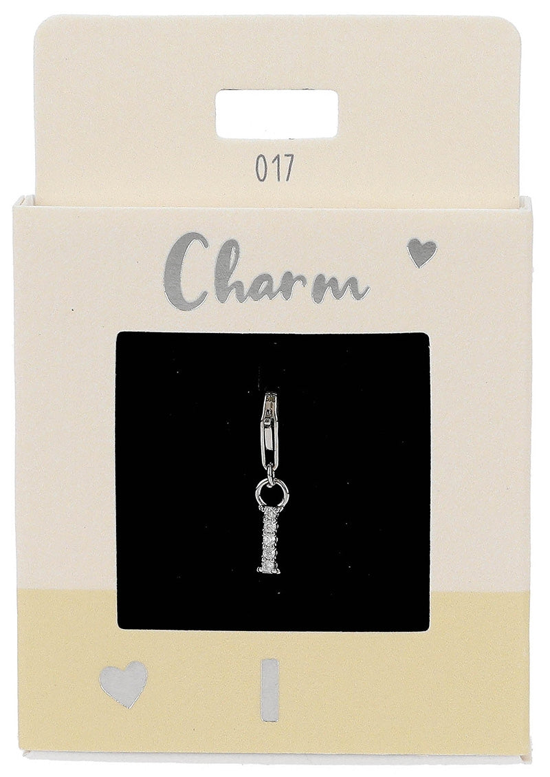 Ketten-Charm Depesche Charm Bustabe I Silber
