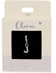 Ketten-Charm Depesche Charm Bustabe J Silber