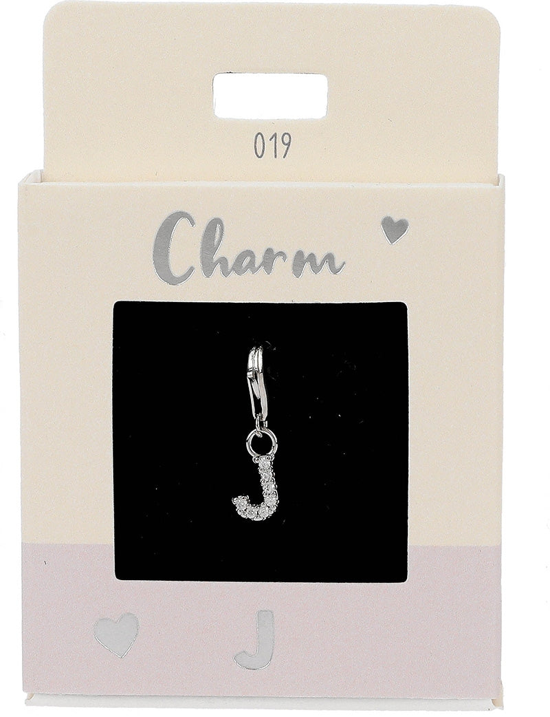 Ketten-Charm Depesche Charm Bustabe J Silber