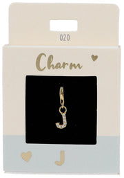 Ketten-Charm Depesche Charm Bustabe J Gold
