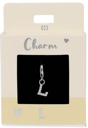 Ketten-Charm Depesche Charm Bustabe L Silber