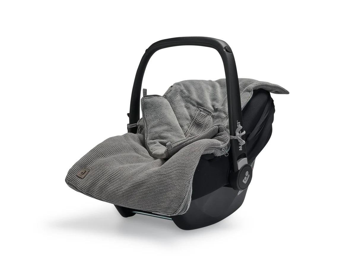 Fußsack Gruppe 0+3/5-Basic Kit-Stone Grey-von Jollein