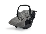 Fußsack Gruppe 0+3/5-Basic Kit-Stone Grey-von Jollein