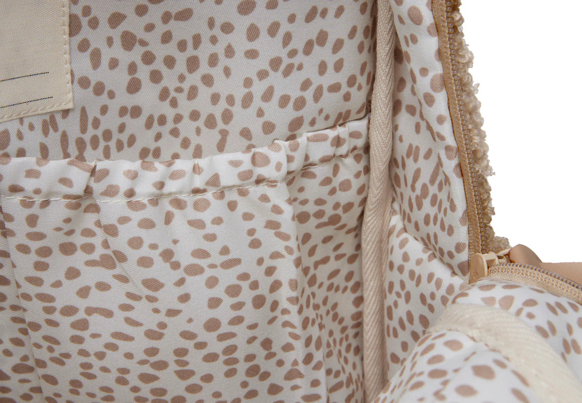Wickeltasche Rucksack-Boucle-Biscuit- von Jollein