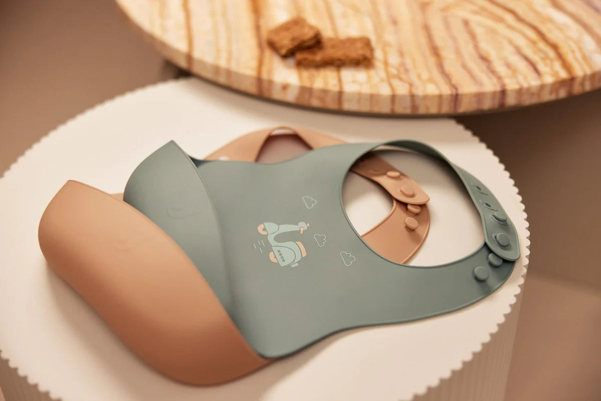 Lätzchen Silikon- On The Go- 2 Stück von Jollein