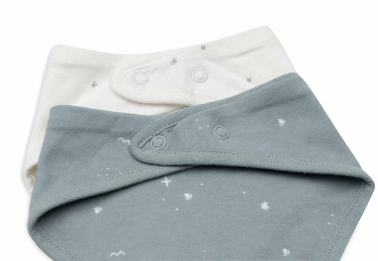 Halstuch Twinkling - Sea Green - Lätzchen Bandana - 2 Stück