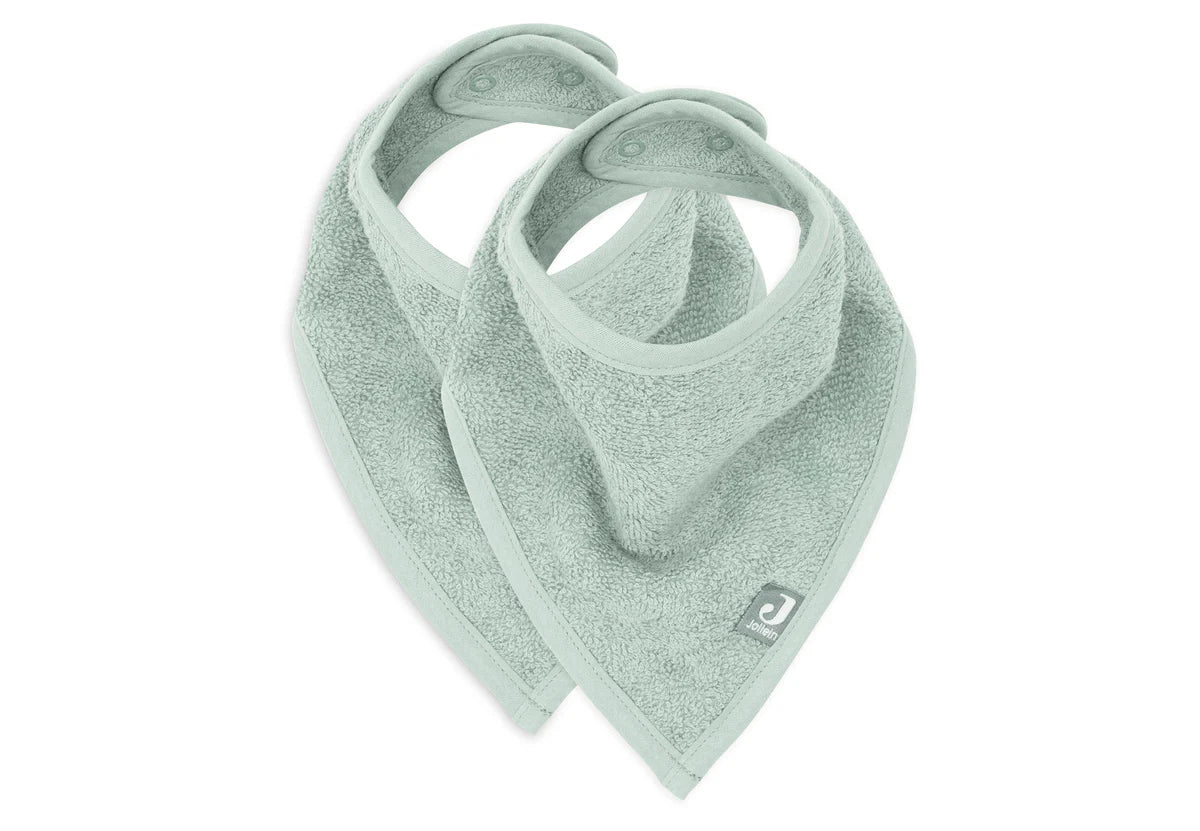 Lätzchen Bandana 2 Stück- Ash Green- von Jollein