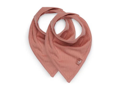 Halstuch Basic Stripe - Rosewood - Lätzchen Bandana - 2 Stück
