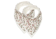 Halstuch Retro Flowers - Lätzchen Bandana - 2 Stück