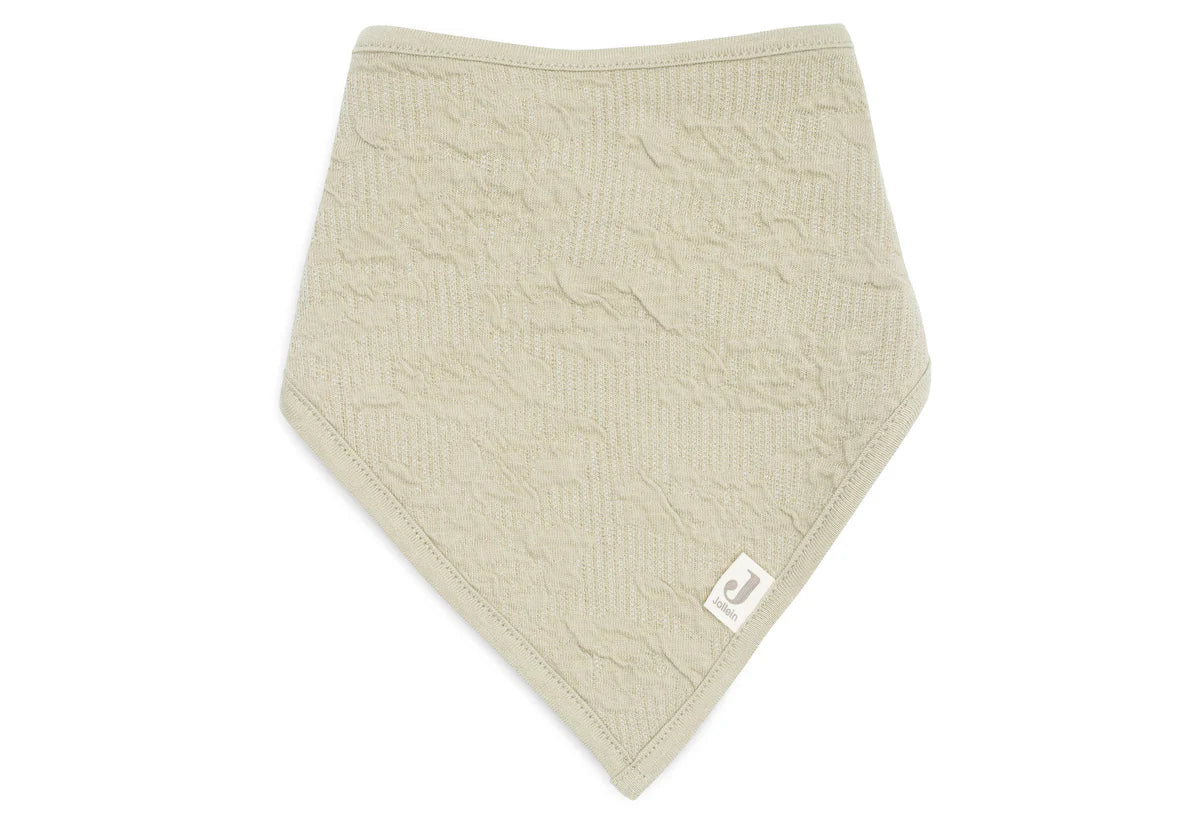 Lätzchen Bandana-Soft Waves 2 Stück- Olive Green- von Jollein