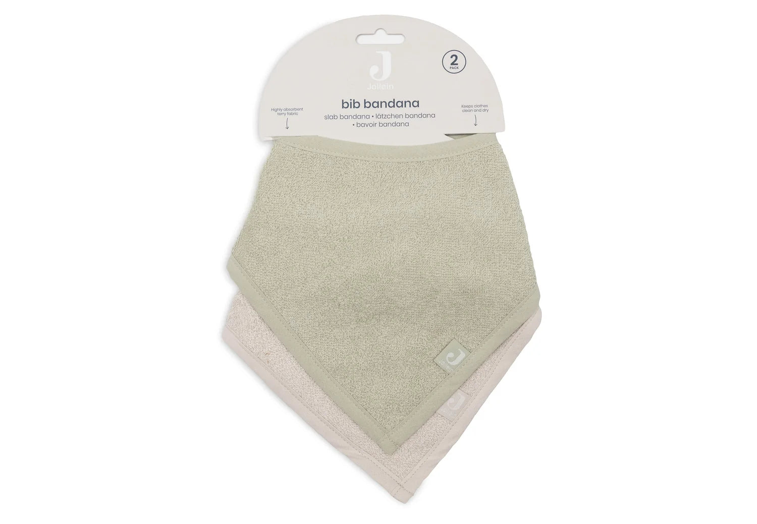 Lätzchen bandana-Soft Matcha/Sand- Jollein