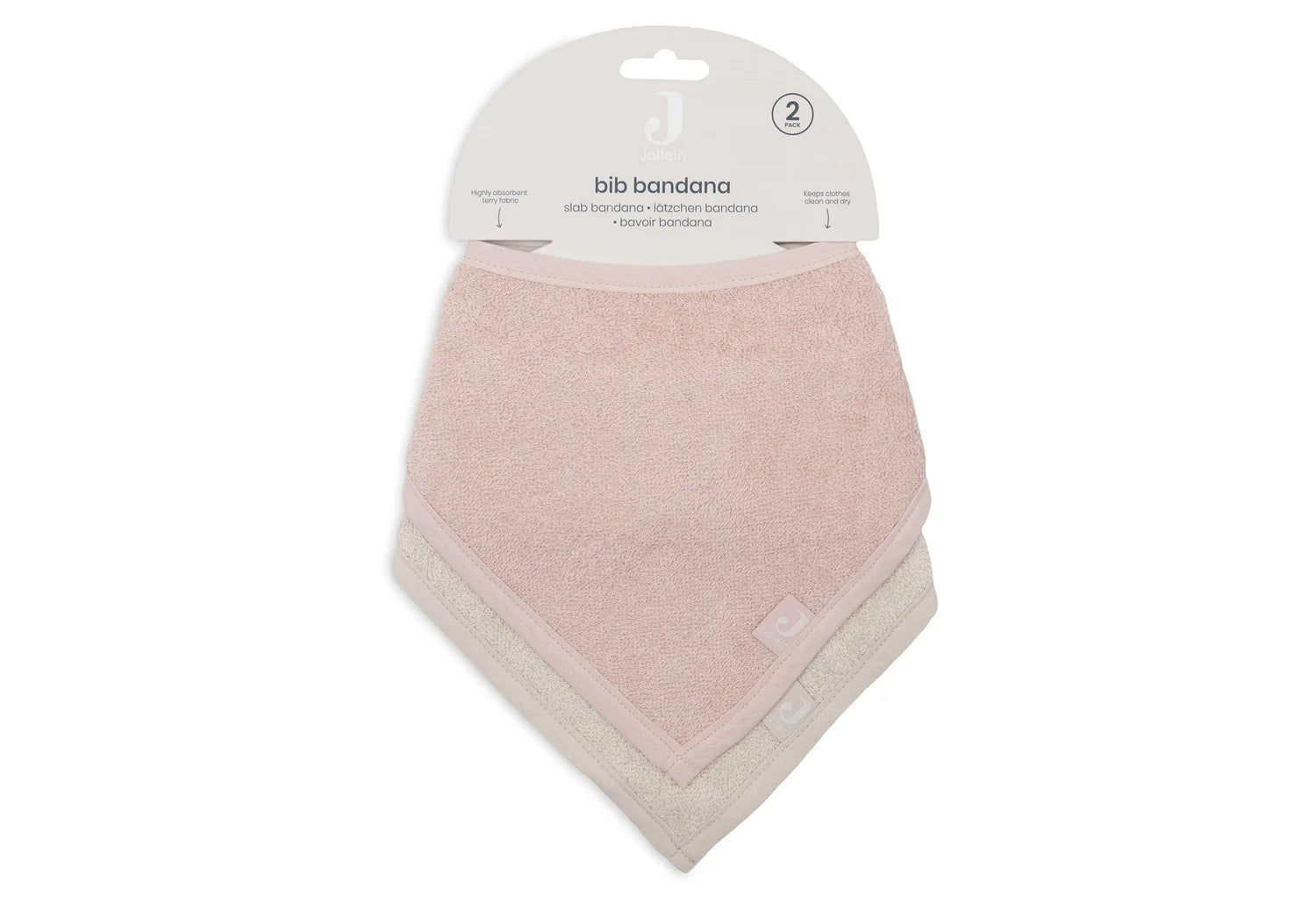 Lätzchen bandana-Silk Rose/Sand- Jollein