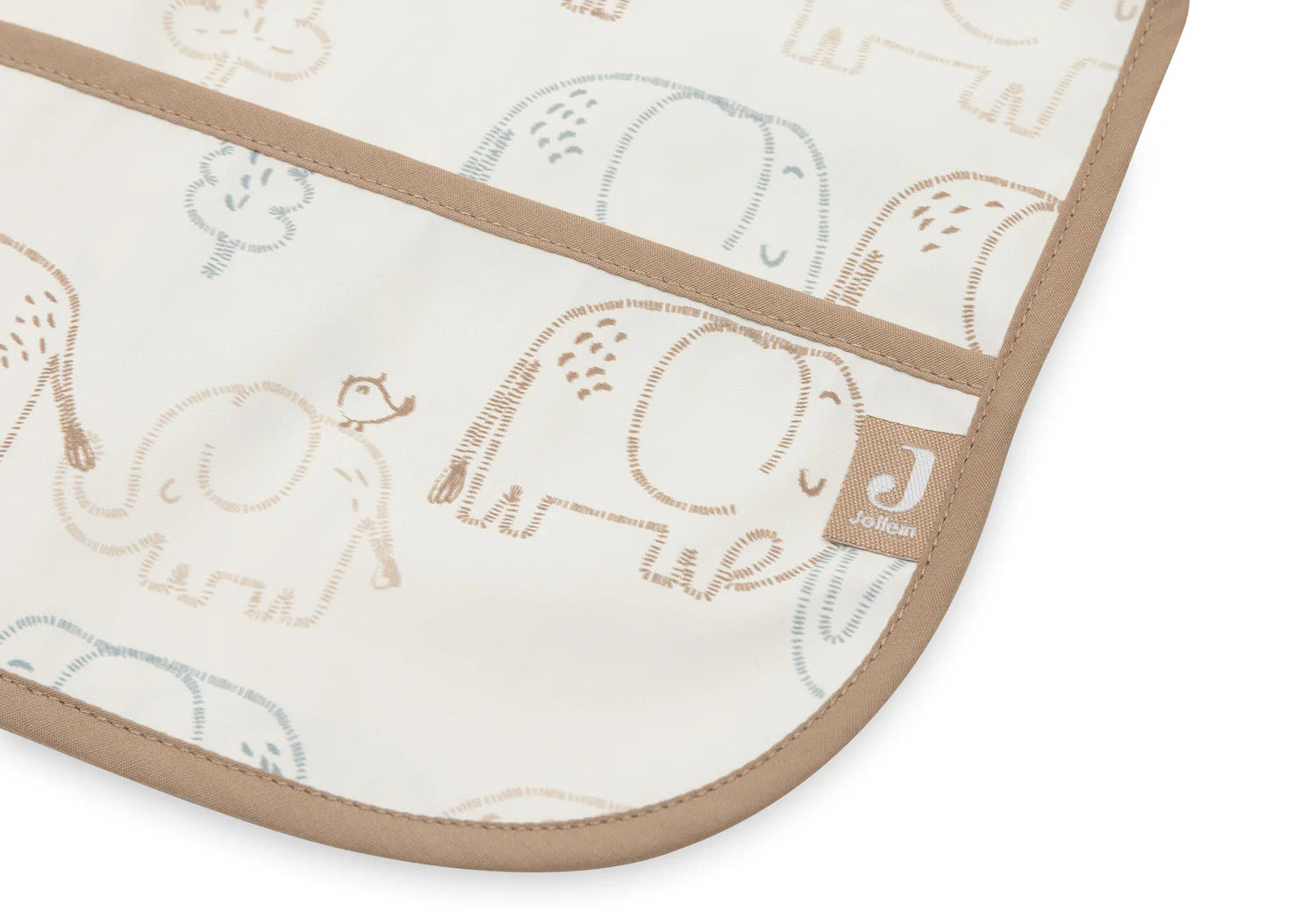 Elefanten Lätzchen Wasserdicht mit Ärmeln Elephant Tales von Jollein