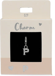 Ketten-Charm Depesche Charm Bustabe P Silber