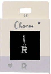 Ketten-Charm Depesche Charm Bustabe R Silber