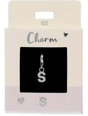 Ketten-Charm Depesche Charm Bustabe S Silber