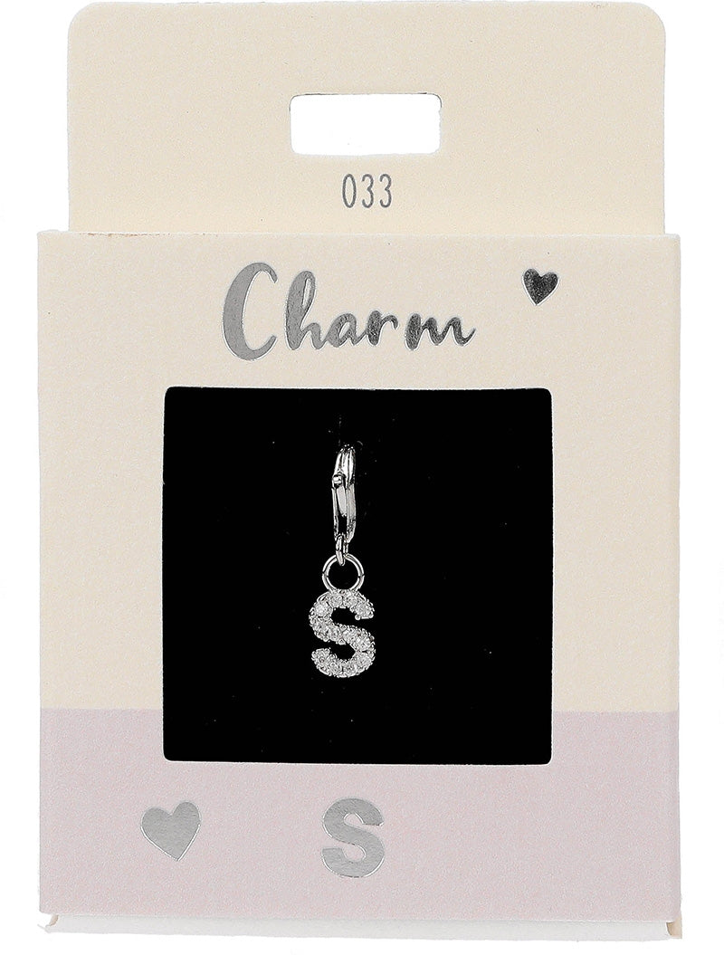 Ketten-Charm Depesche Charm Bustabe S Silber