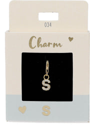 Ketten-Charm Depesche Charm Bustabe S Gold